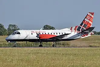 Saab 340B der Loganair