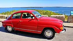 Saab 96 mit Langnase (Seitenansicht)