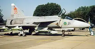Saab JA 37 „Viggen“ der schwedischen Luftwaffe