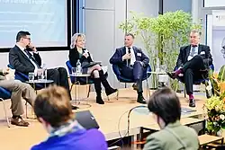 Sabine Döring auf dem Weimarer-Dreieck-EU-Treffen zur KI-Strategie am 23. Januar 2024