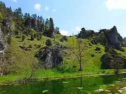 Felsformation mit „Himmlsschdeubara“