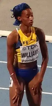 Sada Williams Rang fünf in 23,55&nbsp;s