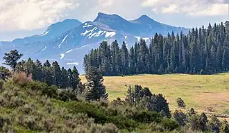 Saddle Mountain (Mitte) mit Pollux Peak (hinten)