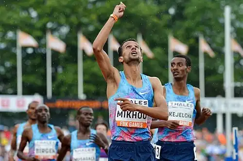 Dopingbetrüger Sadik&nbsp;Mikhou&nbsp;(vorn)