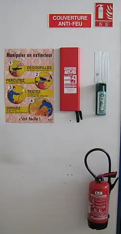 Löschdecke / Couverture antifeu