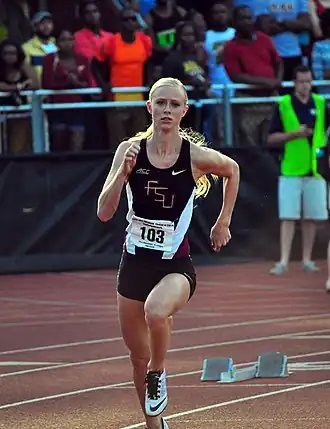 Sage Watson – ausgeschieden als Siebte in 56,38&nbsp;s