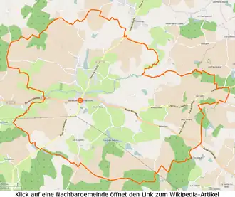 Saint-Étienne-en-Bresse mit seinen Nachbarorten
