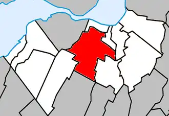 Lage in der MRC Roussillon