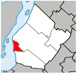 Lage in der Agglomeration Longueuil