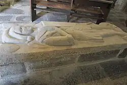 Liegefigur von Alain de Pontual, 14.&nbsp;Jahrhundert