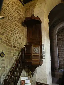 Kanzel in Saint-Martin