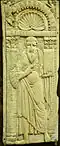 Byzantinisches Elfenbeinrelief, 6.–7. Jahrhundert, Paris, Musée de Cluny