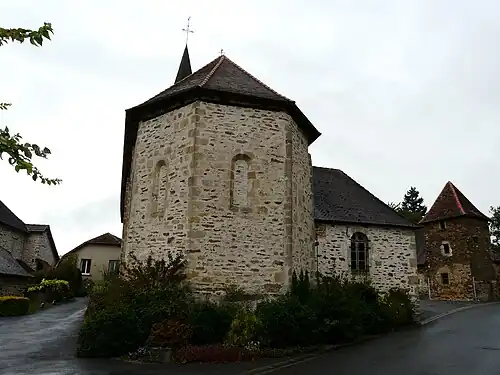 Zugemauerte Apsis vonSaint-Pierre et Saint-Paul