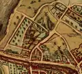 Quartier Saint-Victor, Plan von Münster (1572)