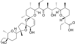 Strukturformel von Salinomycin
