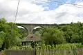 Viadukt, vor dem östlichen Ortseingang