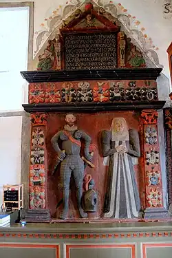 Epitaph Eheleute Johann Caspar und Anna Catharina, Salzböden