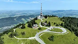 Südsüdwestansicht des Gipfelplateaus