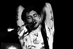 Sänger und Gitarrist Sam McTrusty in The Viper Room, 2012