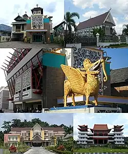 Bildmontag der Stadt