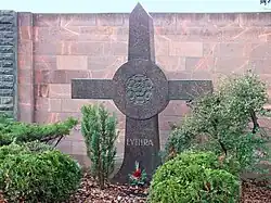 Das Sammelgrab für Eythra auf dem Leipziger Südfriedhof