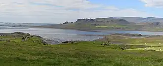 Reykhólar am Breiðafjörður und Landzunge Króksfjarðarnes ca. 10 km südlich von Reykhólar