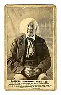 Porträt des 102-jährigen Samuel Downing, eines Veterans des Unabhängigkeitskrieges, 1864