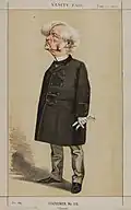 Samuel Morley, Illustration aus dem Magazin Vanity Fair