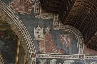 Triumphbogen mit Fresko von Guglielmo di Castelbarco