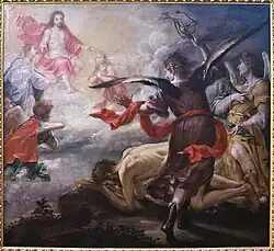 Der Hl. Hieronymus gegeißelt von Engeln, 1657, Museo de Bellas Artes de Sevilla