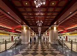 Sanam Chai, Bangkok: Station im historischen Zentrum Bangkoks, die auf die Palastarchitektur der Chakri-Dynastie verweist Entwurf: Pinyo Suwankiri