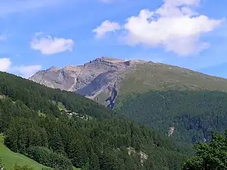 Der Sandkopf von Westen aus gesehen