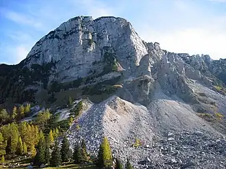 Westseite von der Vorderen Sandlingalm