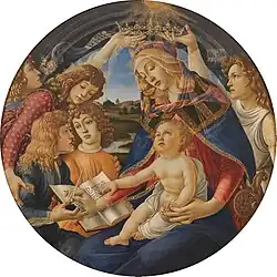 Madonna del Magnificat (Madonna mit Kind), ca. 1483