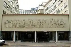 1945, Fischer und Familie