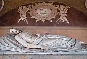 Grablegung Christi in neuerer Außenkapelle