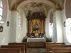 Innenraum, Blick zum Altar