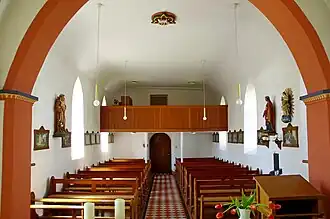 Blick auf die Empore