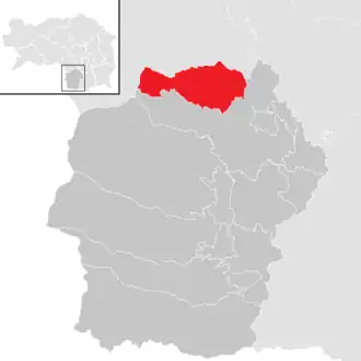 Lage der Gemeinde Sankt Stefan ob Stainz im Bezirk Deutschlandsberg (anklickbare Karte)