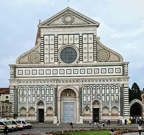 Santa Maria Novella Florenz (Fassade 1470 fertiggestellt)