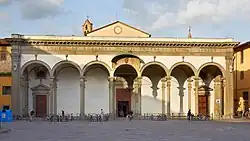 Ansicht von der Piazza SS. Annunziata