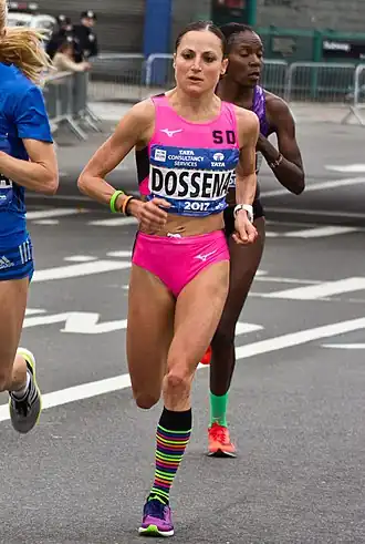 Sara Dossena beim New-York-City-Marathon 2017