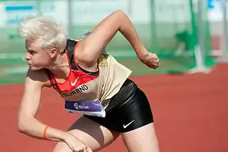 Sara Gambetta Rang sechs mit 17,71&nbsp;m