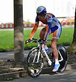 Sarah Düster bei der Internationalen Thüringen Rundfahrt 2012