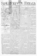 Saskatchewan Herald vom 23. April 1885