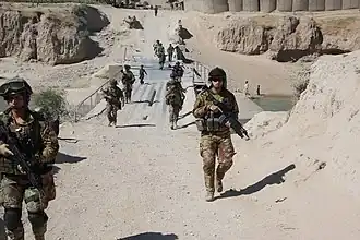Soldaten der Brigade mit Beretta ARX-160 in Afghanistan