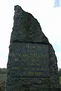Gedenkstein für Leutnant Gérard de Buffévent