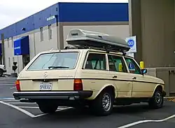 300&nbsp;TD Turbodiesel (USA), Heckansicht