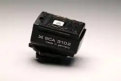 Adapter für das SCA-3002-System, hier für Canon
