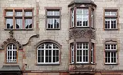 Erhaltener Teil der Fassade (2018)